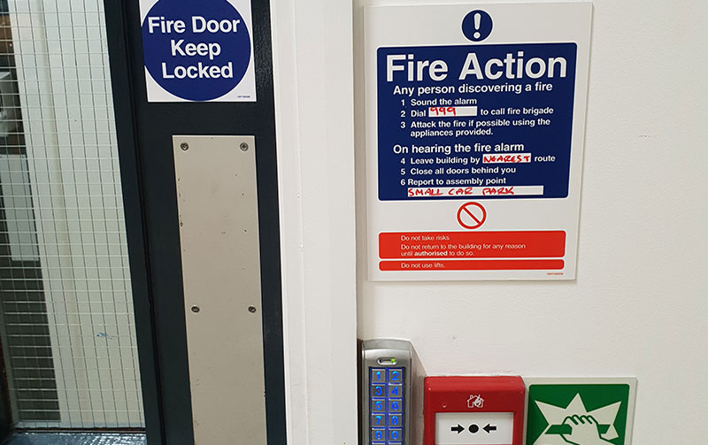Fire Exit Doors. Prevent the spread of fire and smoke